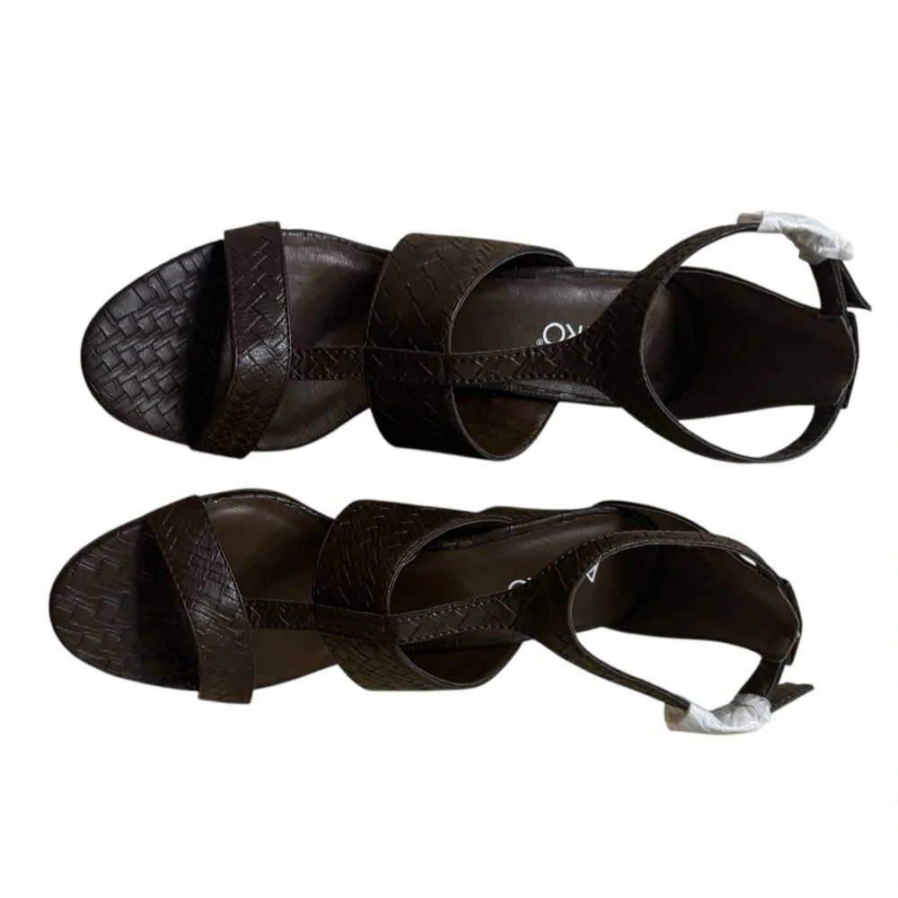 Ashro | Sandee Wedge Brown New With Tags NWT